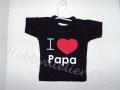 mini tshirt i love papa